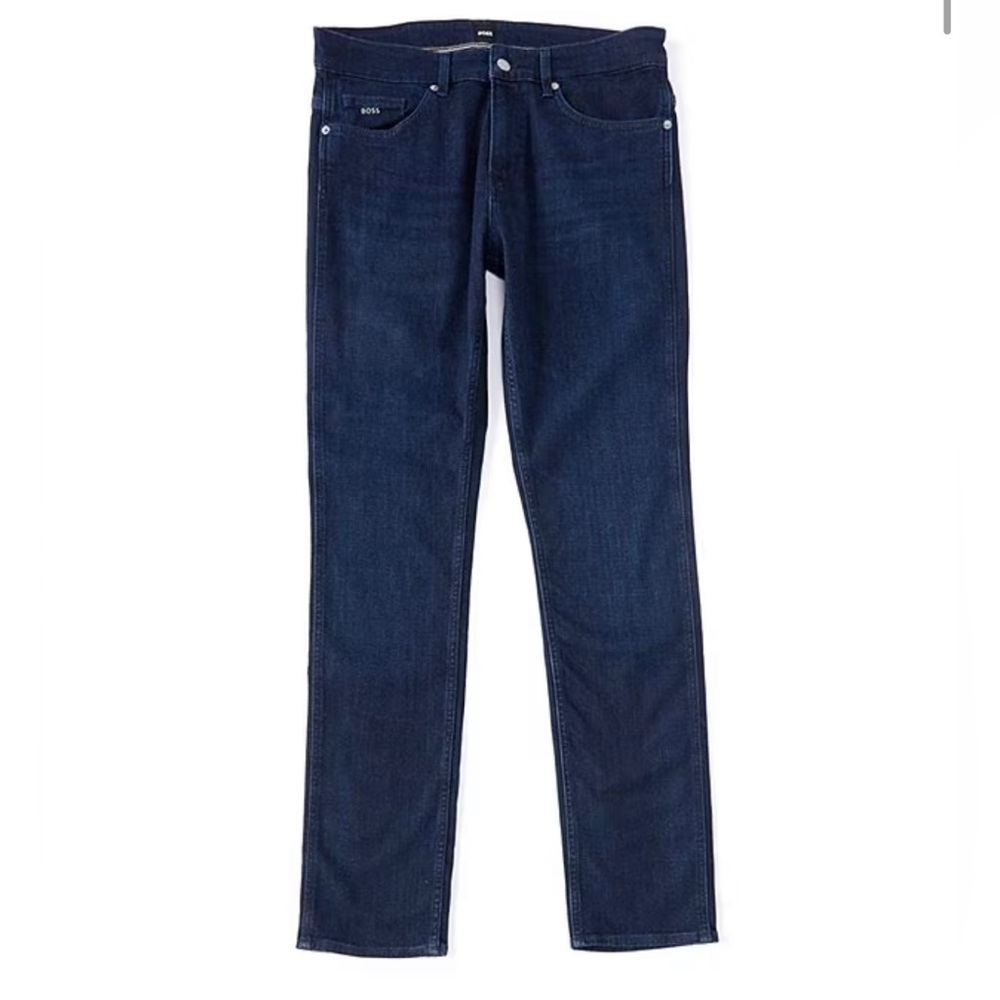 ✨NWT✨  Hugo Boss BOSS Mens Jeans 30 x 34 BLUE DELAWARE Slim Fit Denim